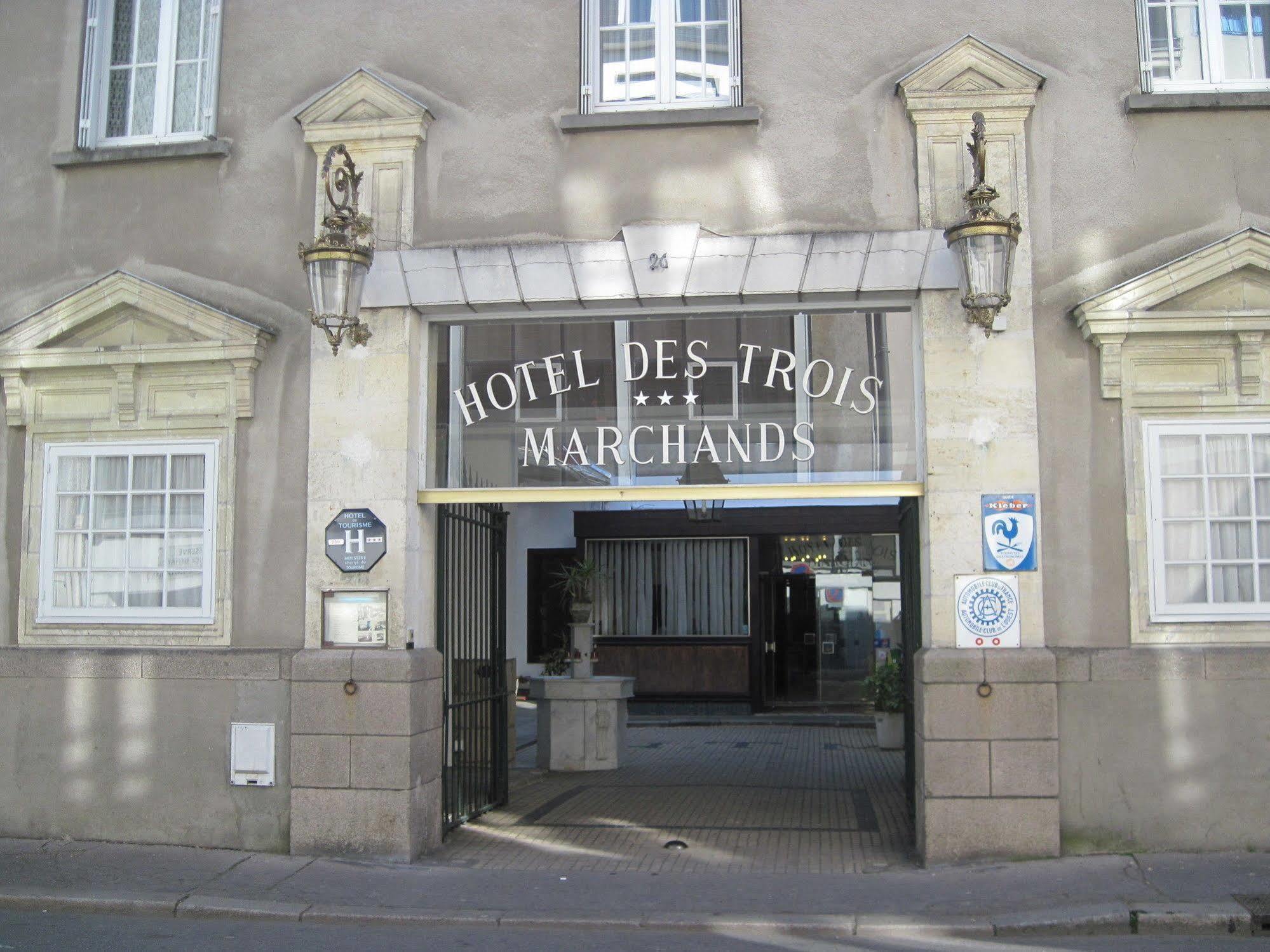 Hotel Des 3 Marchands Nantes Eksteriør billede